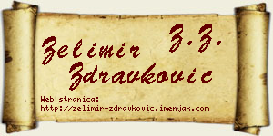 Želimir Zdravković vizit kartica